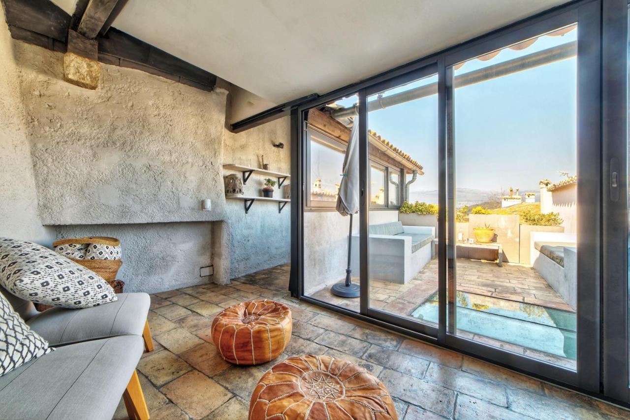 Townhouse Mougins In The Old Village, Fantastic View, Sea And Mountains Εξωτερικό φωτογραφία