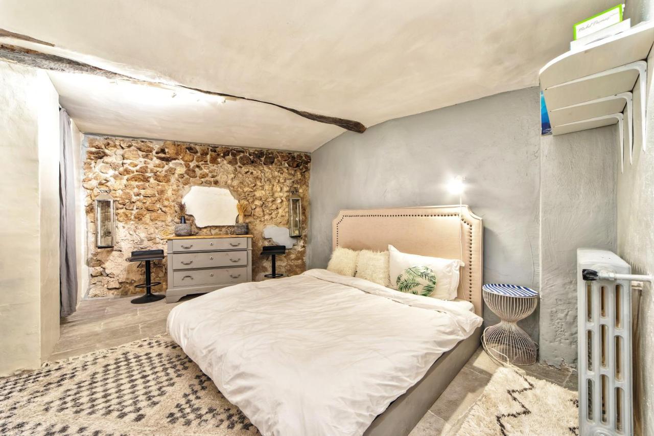 Townhouse Mougins In The Old Village, Fantastic View, Sea And Mountains Εξωτερικό φωτογραφία